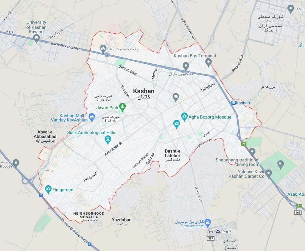 راهنمای سفر به کاشان 