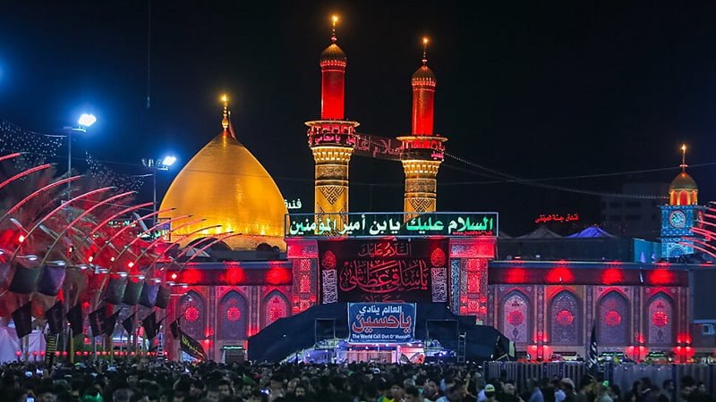 كاروان هاى سازمان حج و زيارت لحظه تحويل سال ١٤٠٣